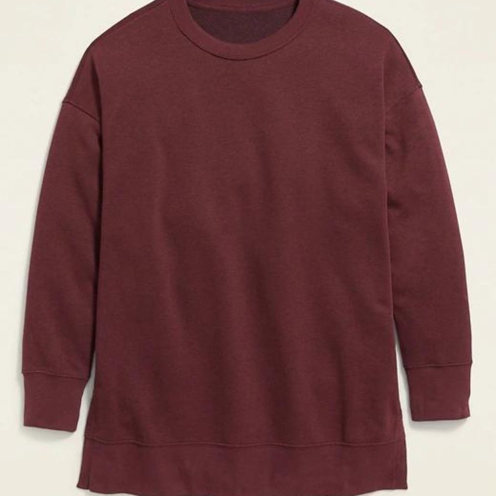 New Old Navy Oversized Vintage Tunic Sweatshirt - Picture 2 of 2